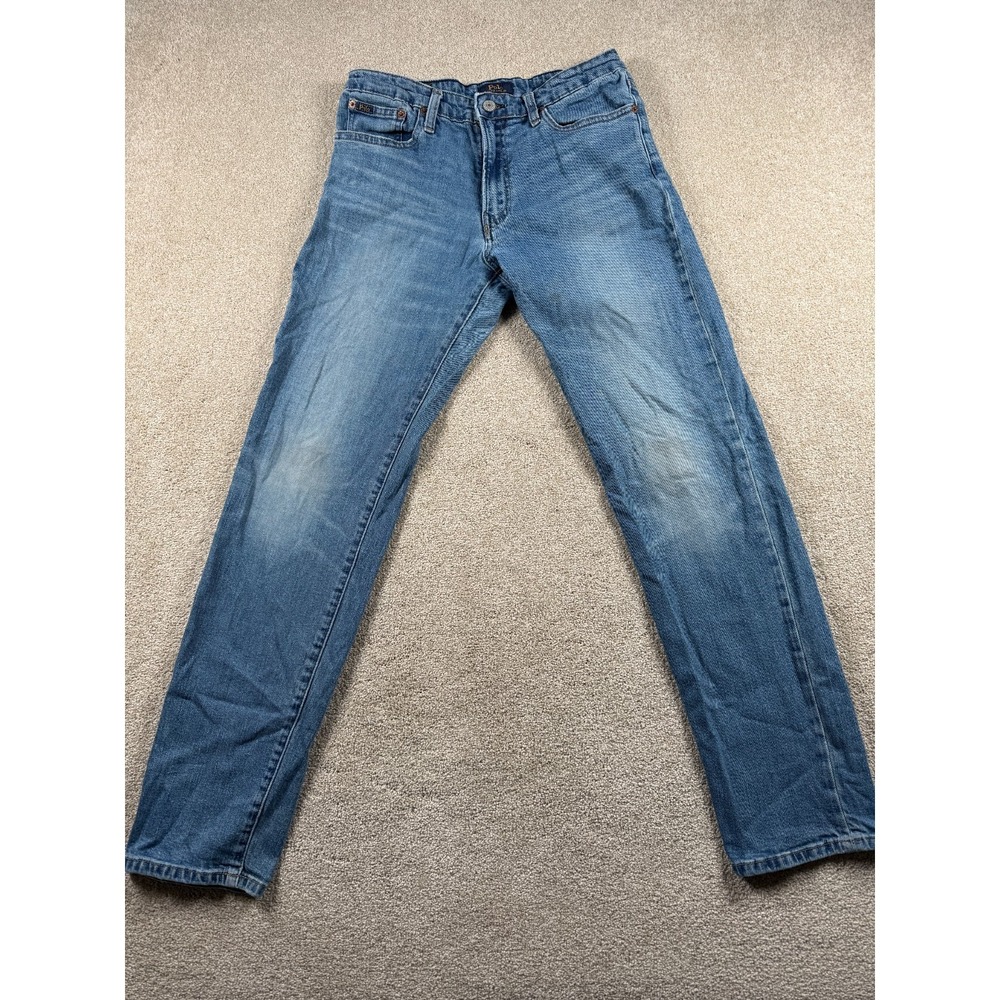 Polo Ralph Lauren The Hampton Jeans Womens 18 Blue Denim Streetwear Straight Leg